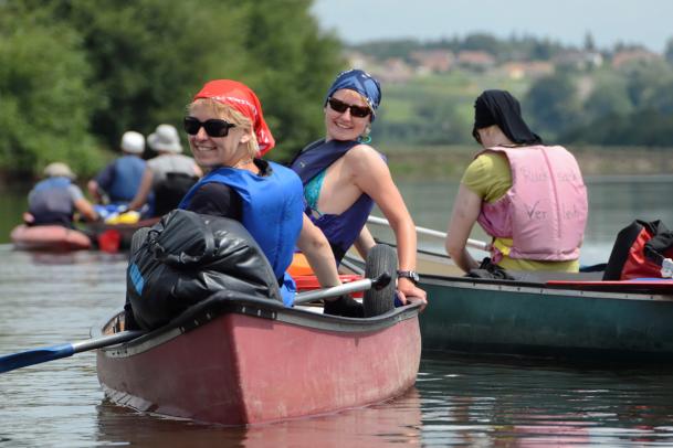 Kanutour auf der Loire 