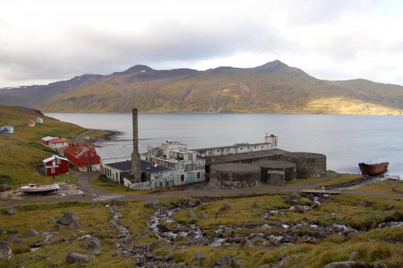 Heringsfabrik in Djupavik