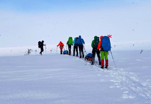 Back Country Tour im Fulufjäll unterwegs