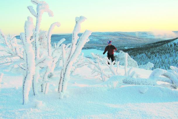 Skitour nördlich des Polarkreises