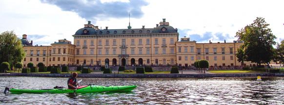 Besuch Schloss Drottningholm mit Seekajaks